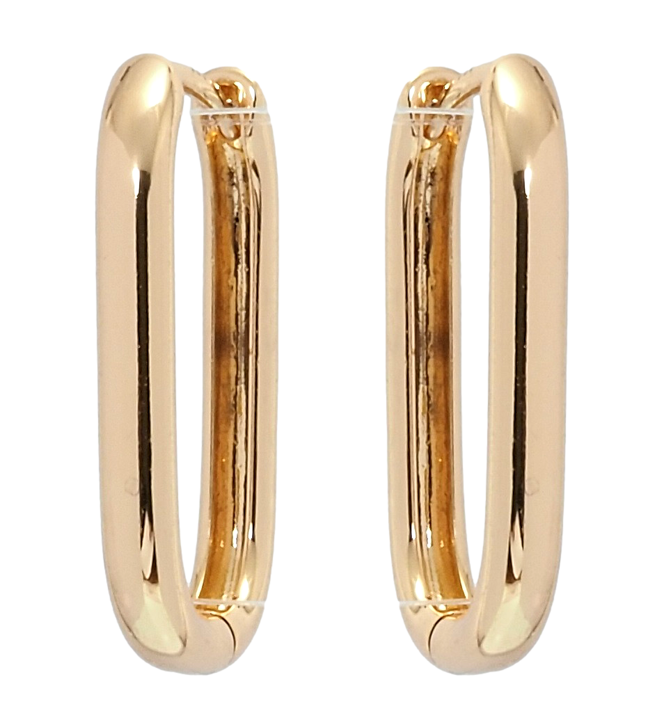 

Серьги Xuping Позолота 18K колечки "Овальная классика"