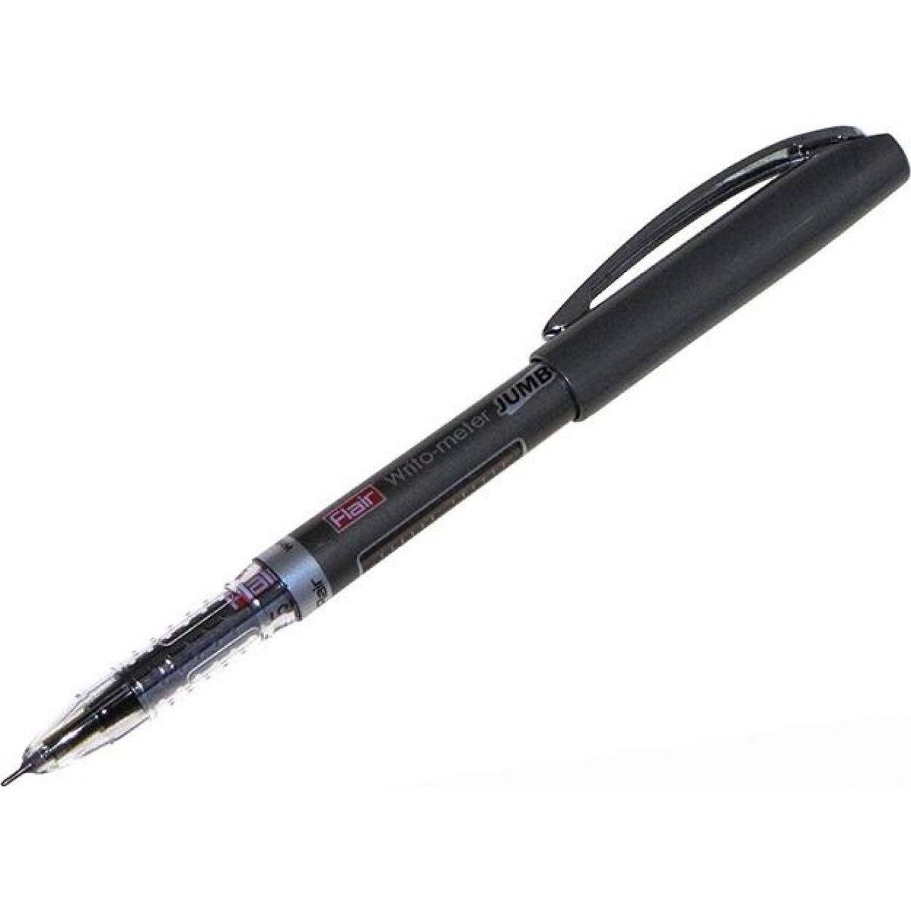 

Ручка шариковая масляная Flair Writometer 871B черная Jumbo