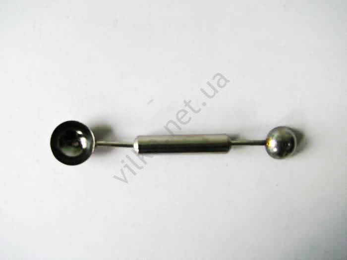 

Ложка для фруктовых шариков L 17 cm (d1 - 2,7 cm; d2 - 3,2 cm)