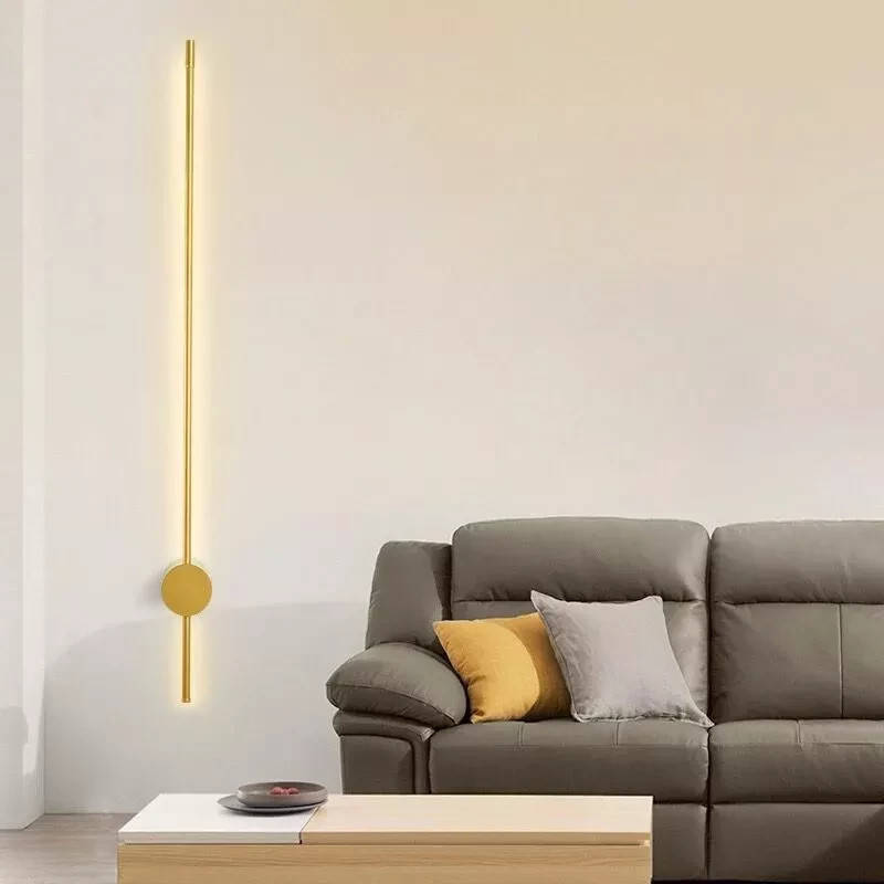 

Бра настенное LED WJ014/1000-gd-k Золото 11х102х6 см.