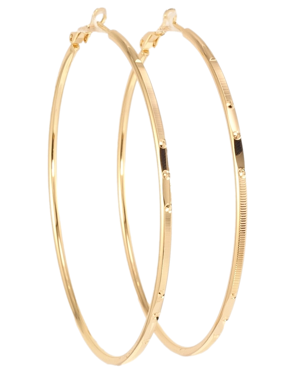 

Серьги Xuping M&L желтый оттенок кольца (конго) "Декоративный орнамент" ø 6,5см