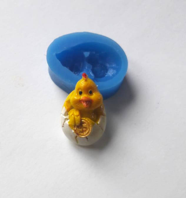 

Силиконовый молд цыпленок.