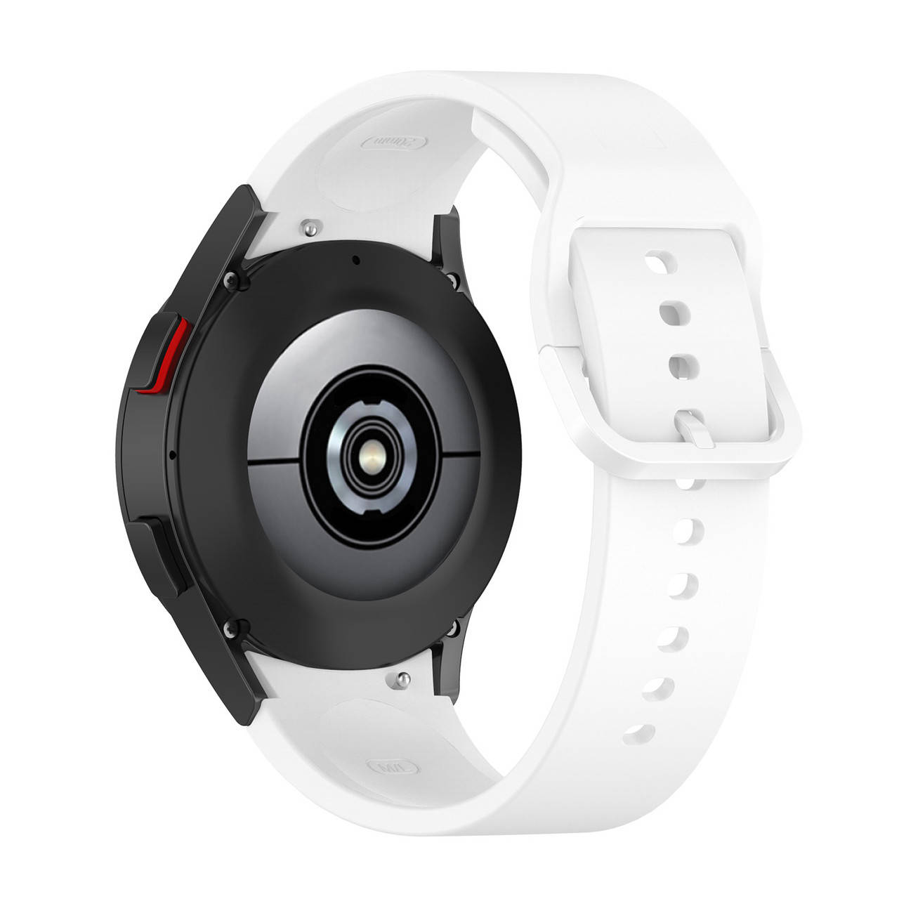 

Сменный силиконовый ремешок для Samsung Galaxy Watch 4 40mm/Classic 42mm/44mm/Classic 46mm Белый