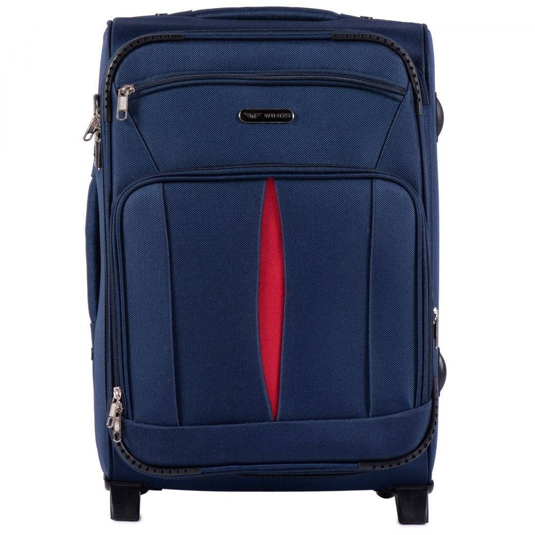 

Чемодан маленький Wings на 2 колесах 1601000034 синий - 1601000034