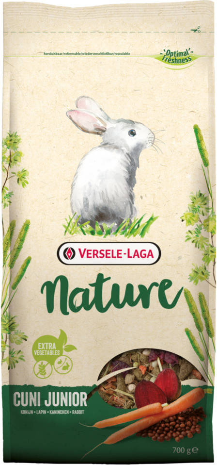 

Корм для крольчат Versele-Laga Nature Cuni Junior беззерновой 0.7 кг (614075)
