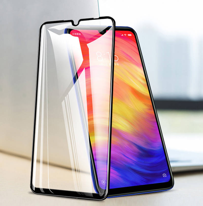 

Защитное стекло дважды закаленное 9D для Xiaomi Redmi Note 8 /, Черный