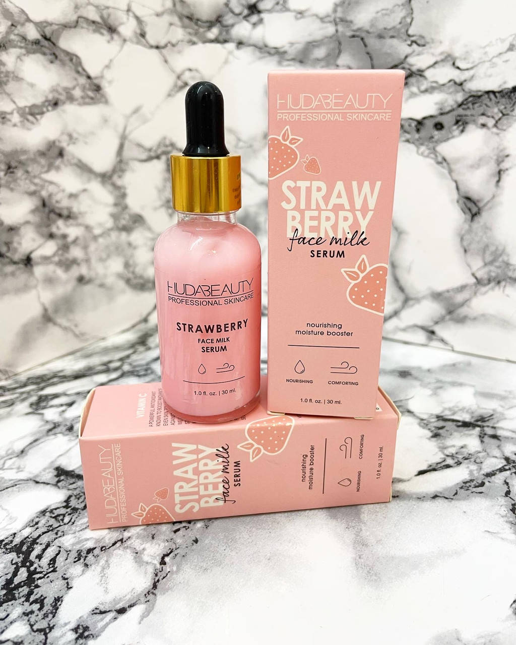 

Питательная сыворотка для лица HUDA BEAUTY Strawberry Face Milk Serum