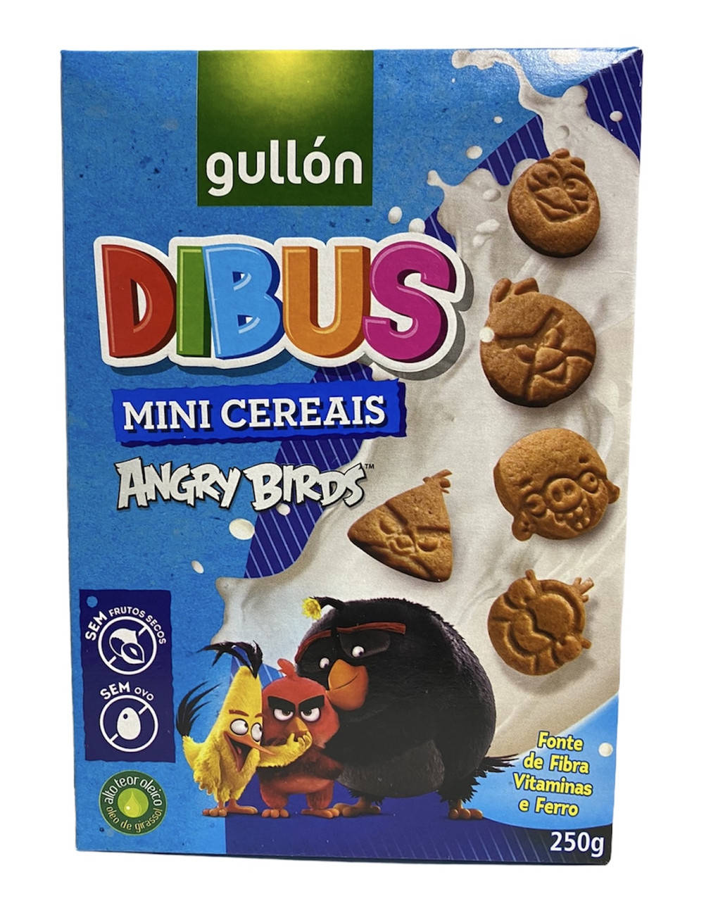 

Печиво Gullon Dibus Angry Birds mini cereale 250 г 8410376039207