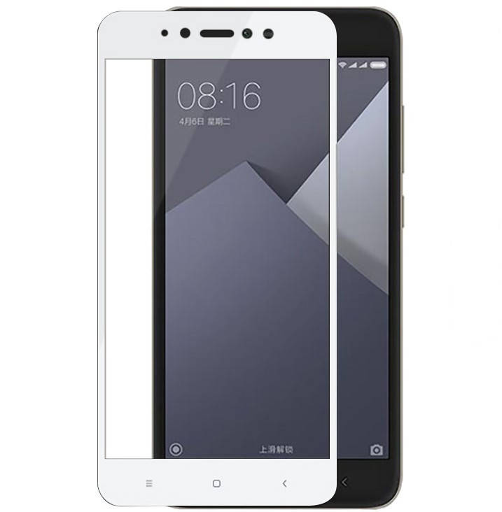

Защитное стекло DK Full Cover для Xiaomi Redmi Note 5A Pro (white), Белый
