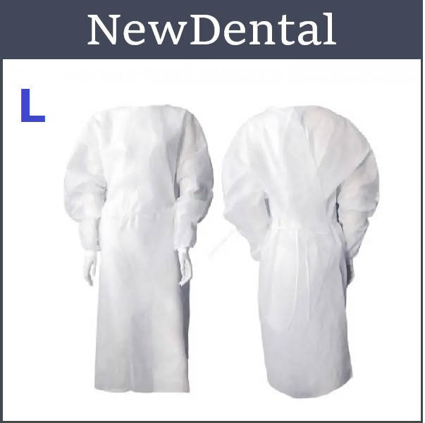 

Халат гигиенический нетканый БЕЛЫЙ 10 шт Mercator Medical L