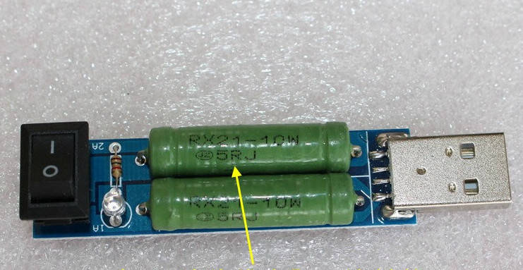 

USB-нагрузка,резистор,нагрузочное сопротивление 5В 1A/2A v.2 NEW!