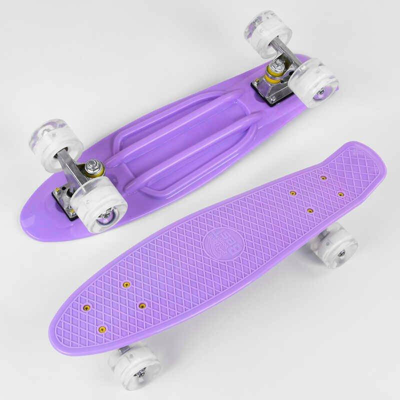 

Скейт Пенни борд 6502 (8) Best Board, доска=55см, колёса PU со светом, диаметр 6см