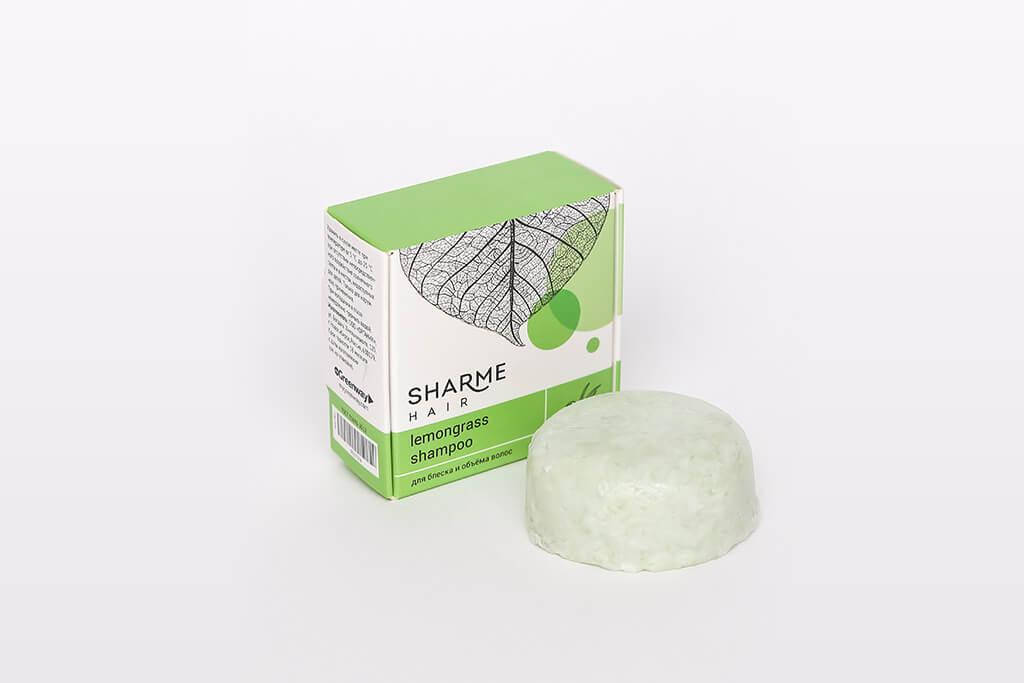 

Натуральный твердый шампунь Sharme Hair Lemongrass (лемонграс) (02763)