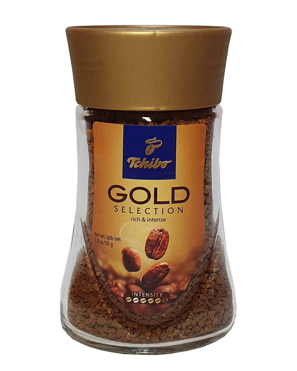

Кава розчинна Tchibo Gold Selection 50 г в скляній банці (357)