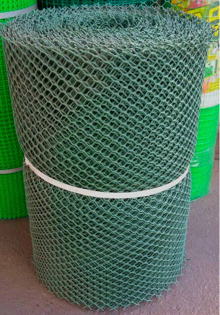 

Забор садовый.Ячейка 20х20 мм, рул. 50см х 30 м (темно-зеленая).Ромб(Сота).