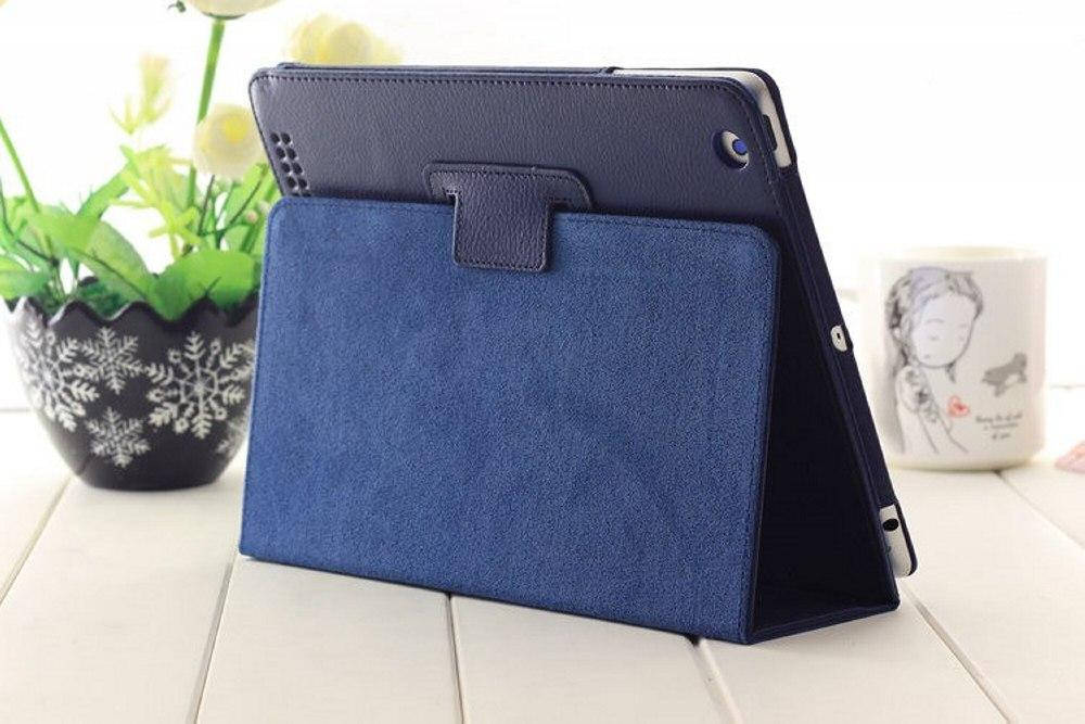 

Чехол книжка iPad 2/3/4 New Leather Dark Blue (Айпад 2 3 4), Черный