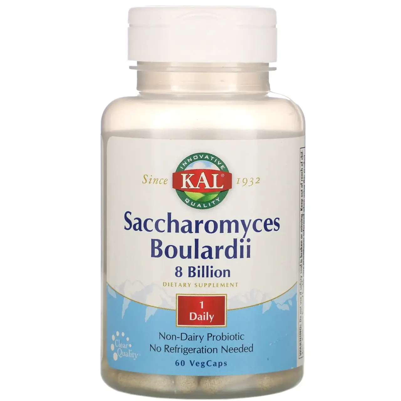 

KAL, Saccharomyces Boulardii, 8 Billion, 60 VegCaps
