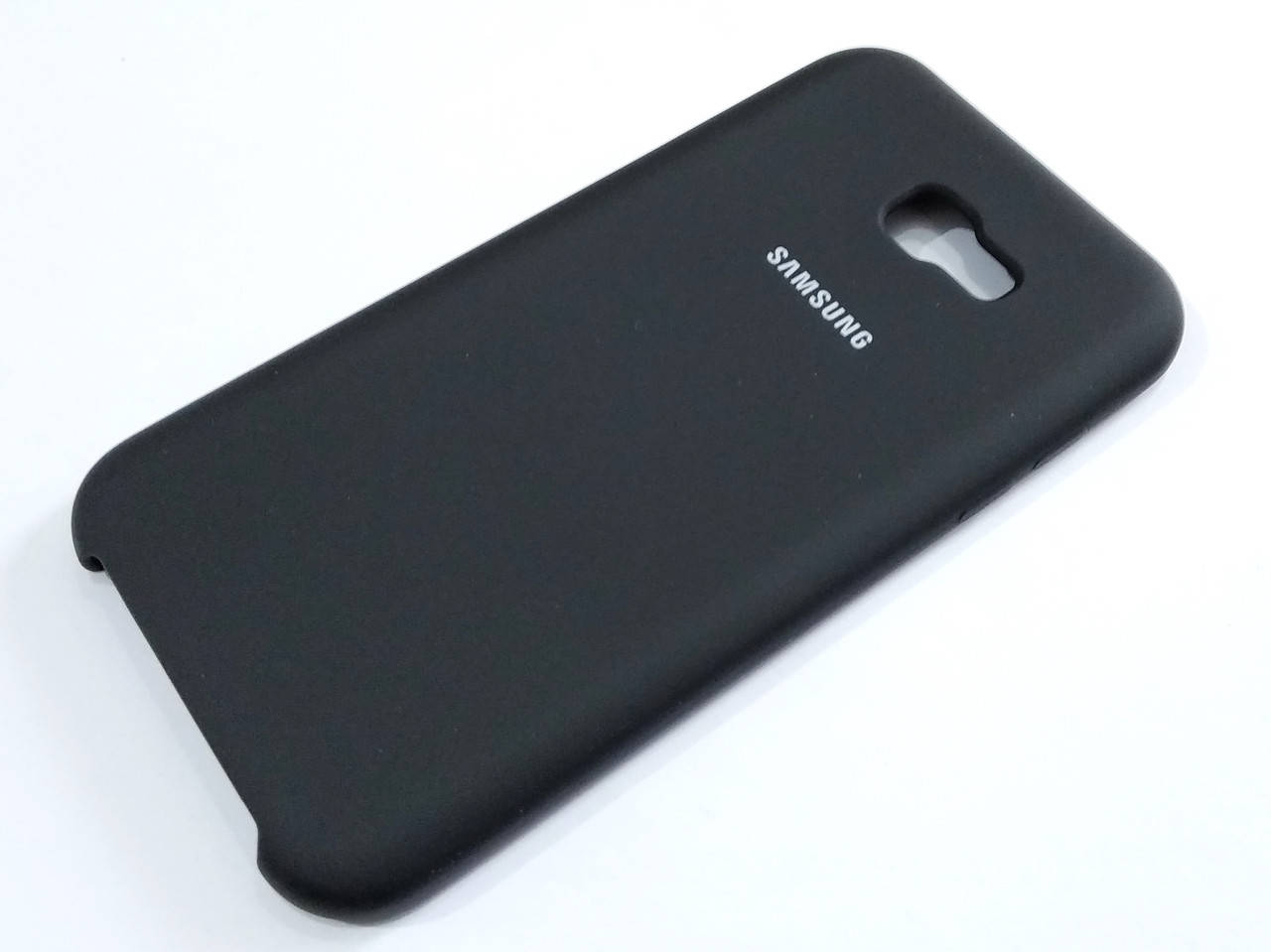 

Чехол Silicone Case Cover для Samsung Galaxy A7 A720 (2017) черный