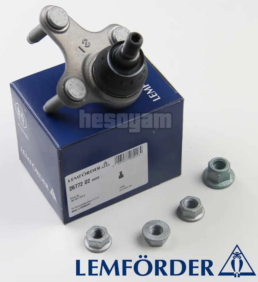 

Шаровая опора левая Octavia A5, Superb, Leon, Caddy 3, Golf 5, 6, Touran,Yeti, A3, Q3 LEMFORDER 2677202