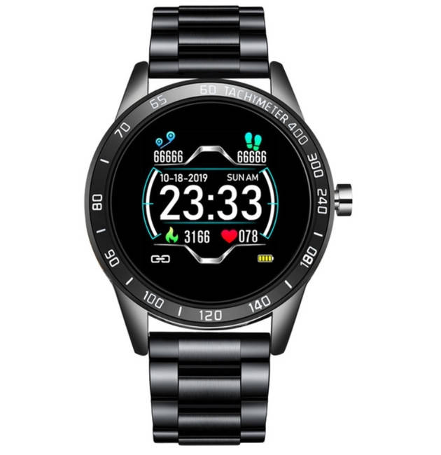 

Мужские смарт часы Smart Lige Omega Black