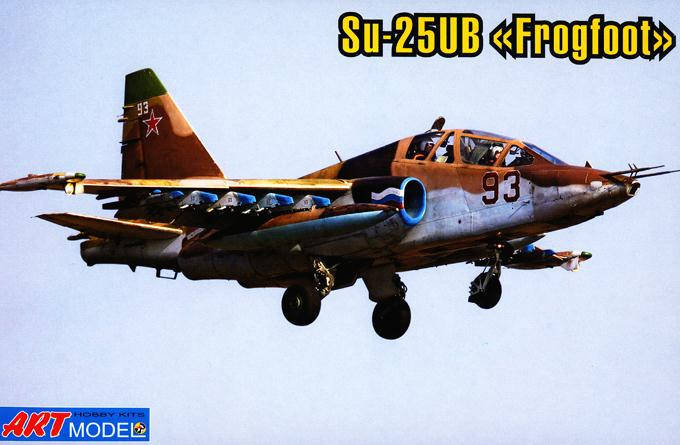 

Пластикова модель 1/72 ART model 7212 навчально бойовий винищувач Cухой Су-25УБ