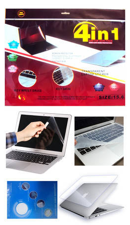 

Защитная пленка для ноутбука 4в1 15,6"