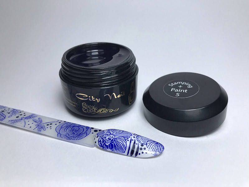 

Гель краска для стемпинга STAMPING + PAINT 5 синяя, Синий