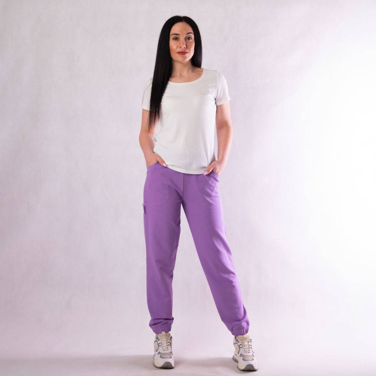 

Женские спортивные штаны "Street style" 50/52, Фиолетовый