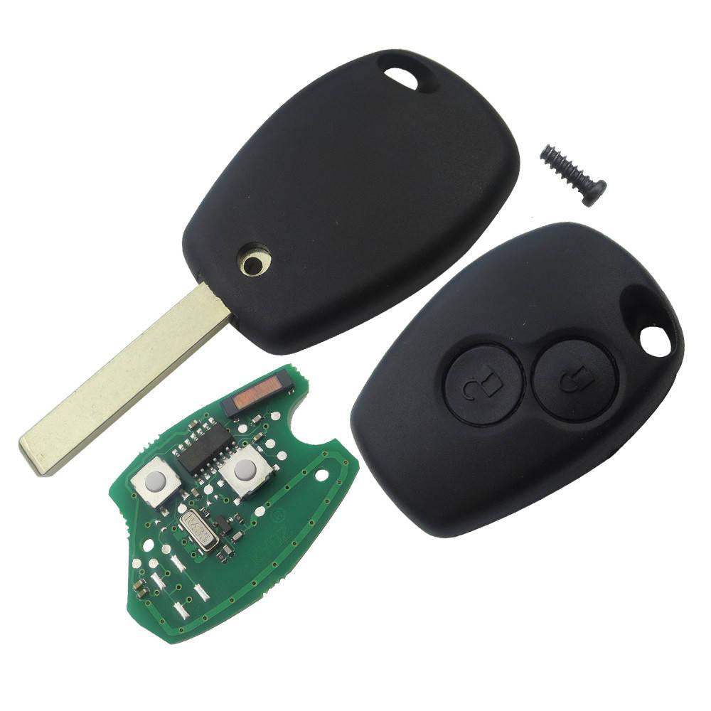 

Ключ с платой Renault 2 кнопки 433Mhz, чип ID46