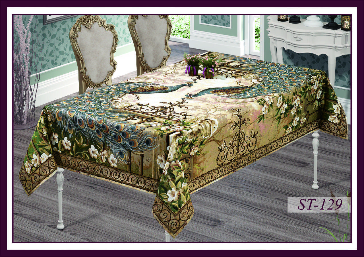 

Скатерть гобеленовая Sagol 160x220 St - 129, Белый