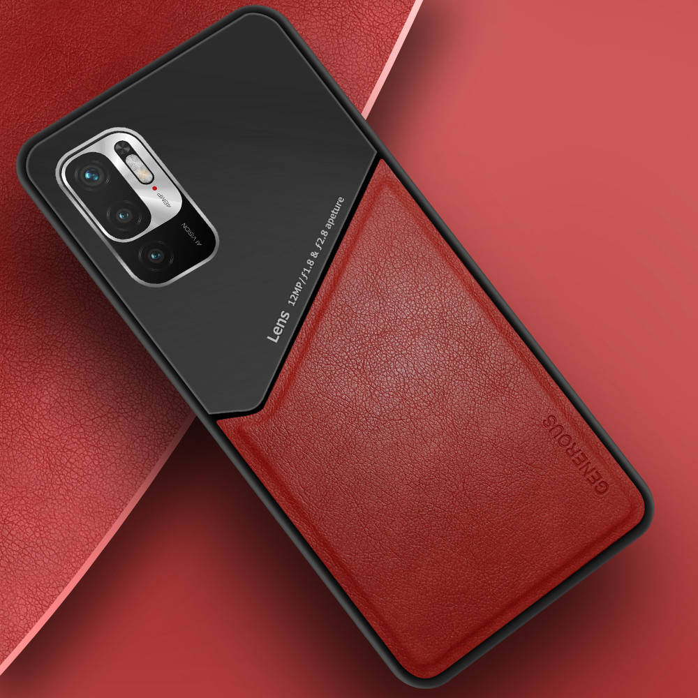 

Комбинированный чехол Generous Xiaomi Redmi Note 10 5G Красный