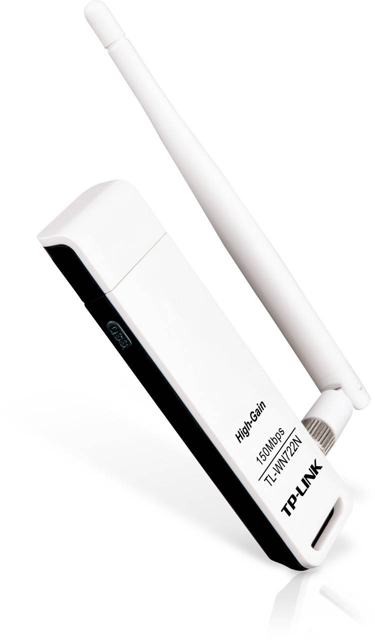 

Беспроводной адаптер TP-Link TL-WN722N (150Mbps, USB, внешняя антенна)