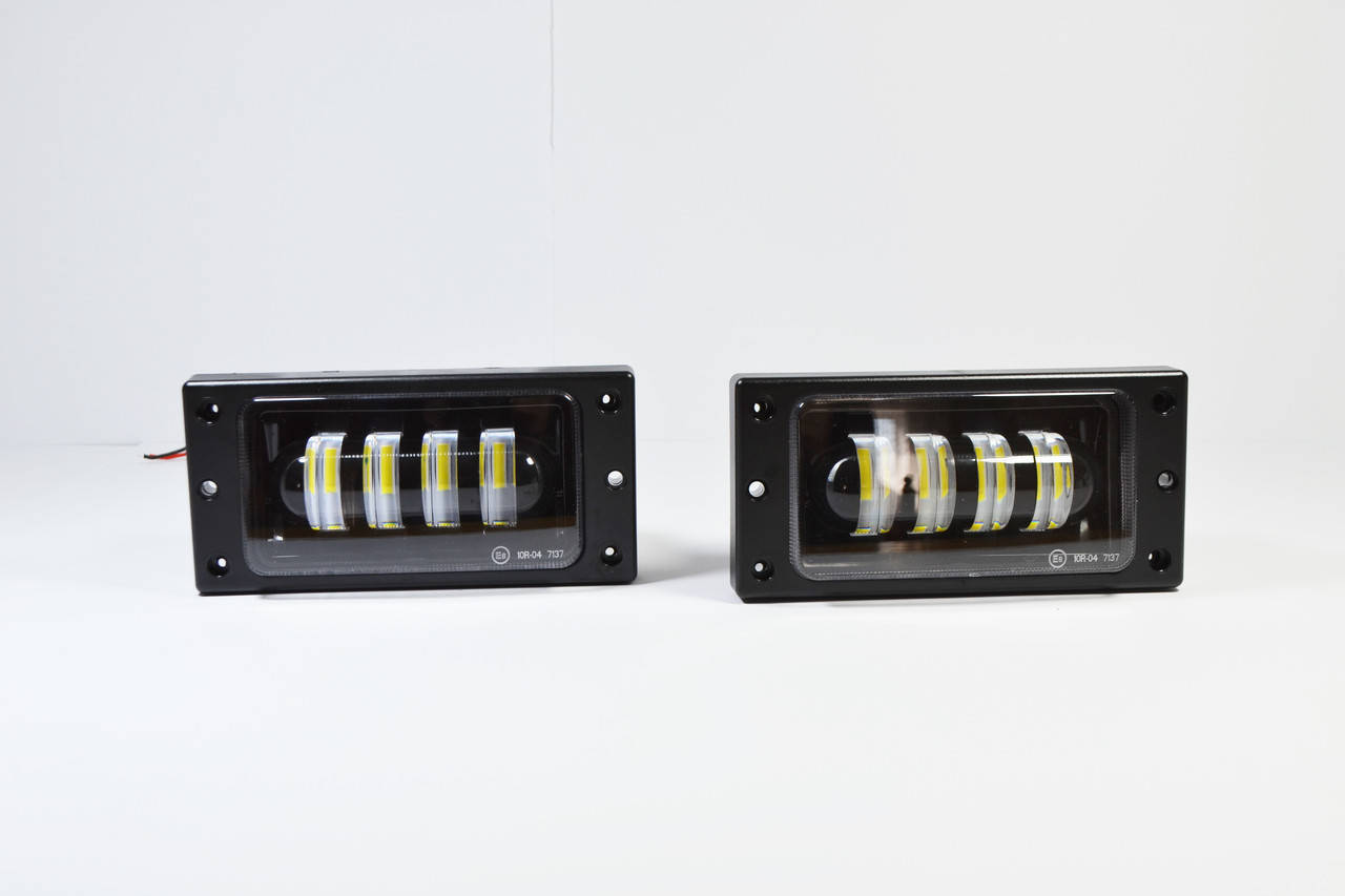 

Противотуманки На ВАЗ 2110,211 LED 60Вт фара + Два режима (Білий + Жовтий) Четкой световой теневой границей, Черный