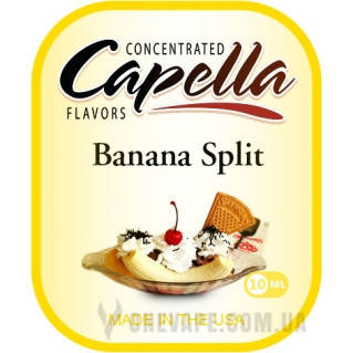 

Ароматизатор Capella Banana Split (Банановый десерт) 10 мл.