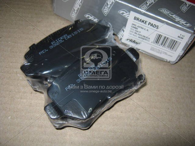 

Колодки тормозные дисковые OPEL ASTRA G, H, COMBO задние Гарантия