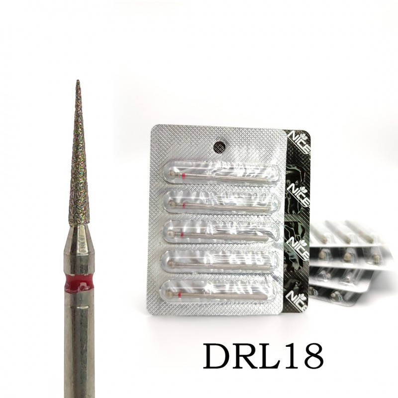 

Алмазная фреза Nice for you DRL18 5 шт, Красный