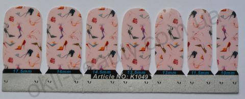 

Лаковая пленка для дизайна ногтей, К1049