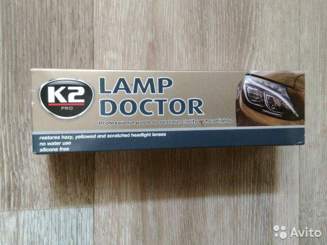 

Паста полировочная для фар К2 Lamp Doctor 60гр, К2 Lamp Doctor