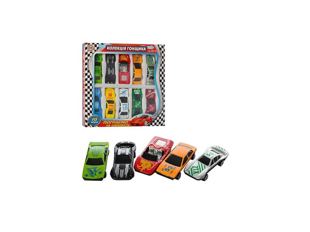 

Набір машинок метал. 10шт,в кор-ці,20,5х18,5х2см №MB10/927-10(96)