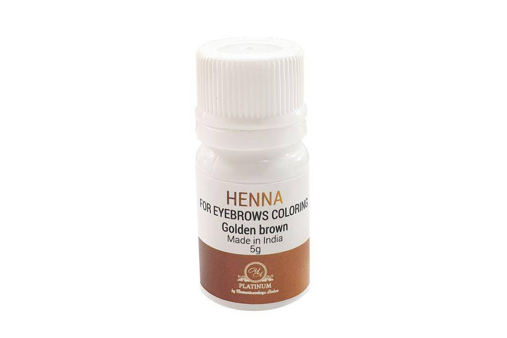 

Хна для бровей Platinum "Golden Brown" 5 г