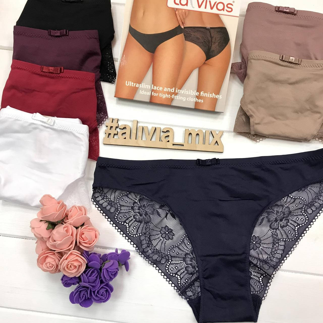 

Трусики из микрофибры от La vivas L, темно синий