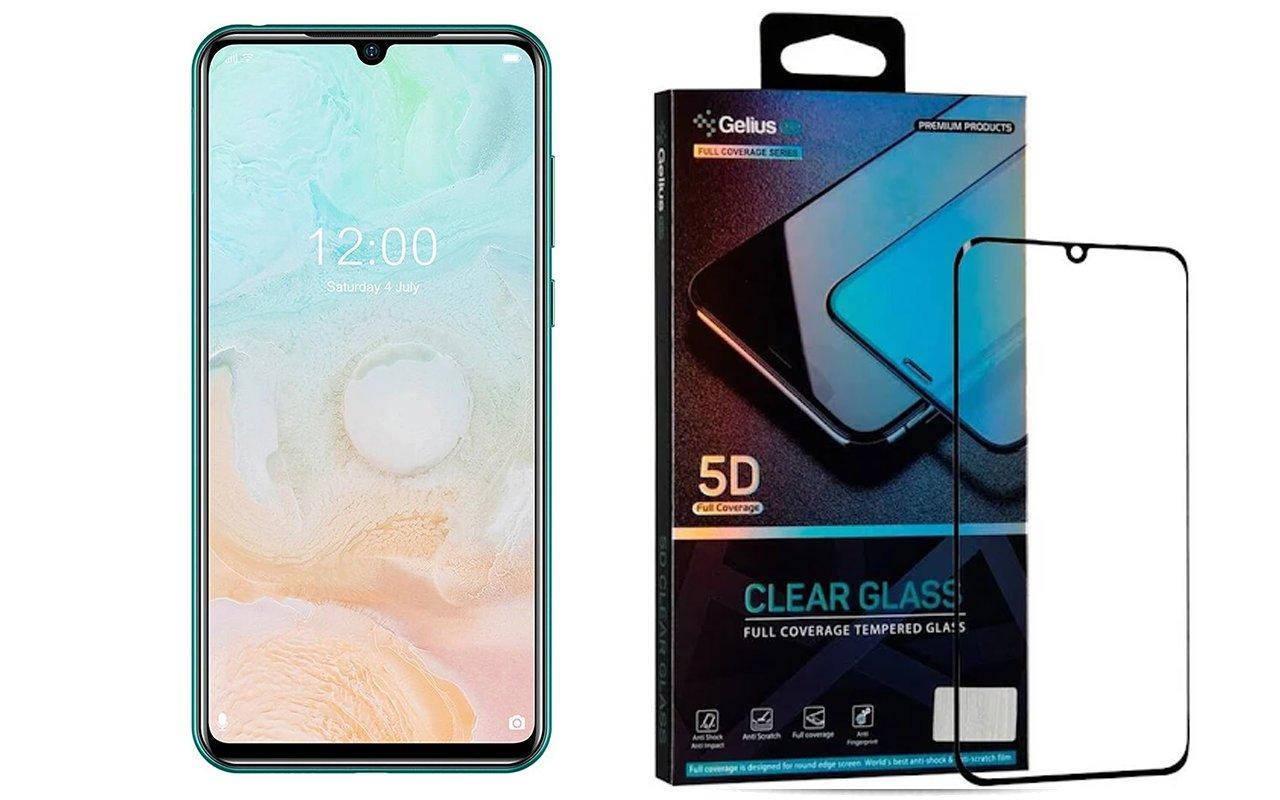 

Защитное стекло 5D Gellius для Doogee N20 Pro, Черный