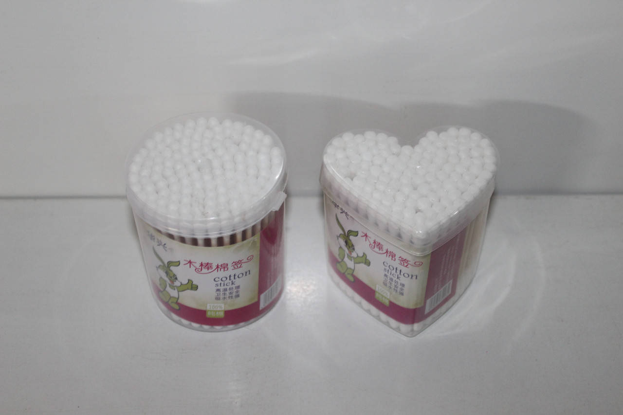 

Ватные палочки (дерево) в банке 150шт/уп