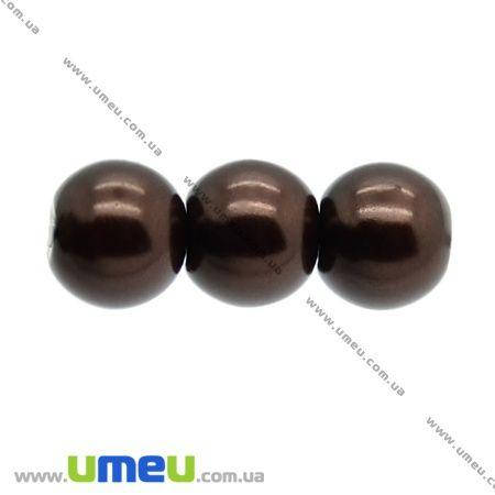

Бусина стеклянная Жемчуг, 8 мм, Коричневая, Круглая, 1 шт (BUS-001044)