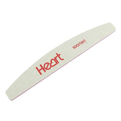 

ПИЛКА ДЛЯ НОГТЕЙ HEART 100/180 HALF