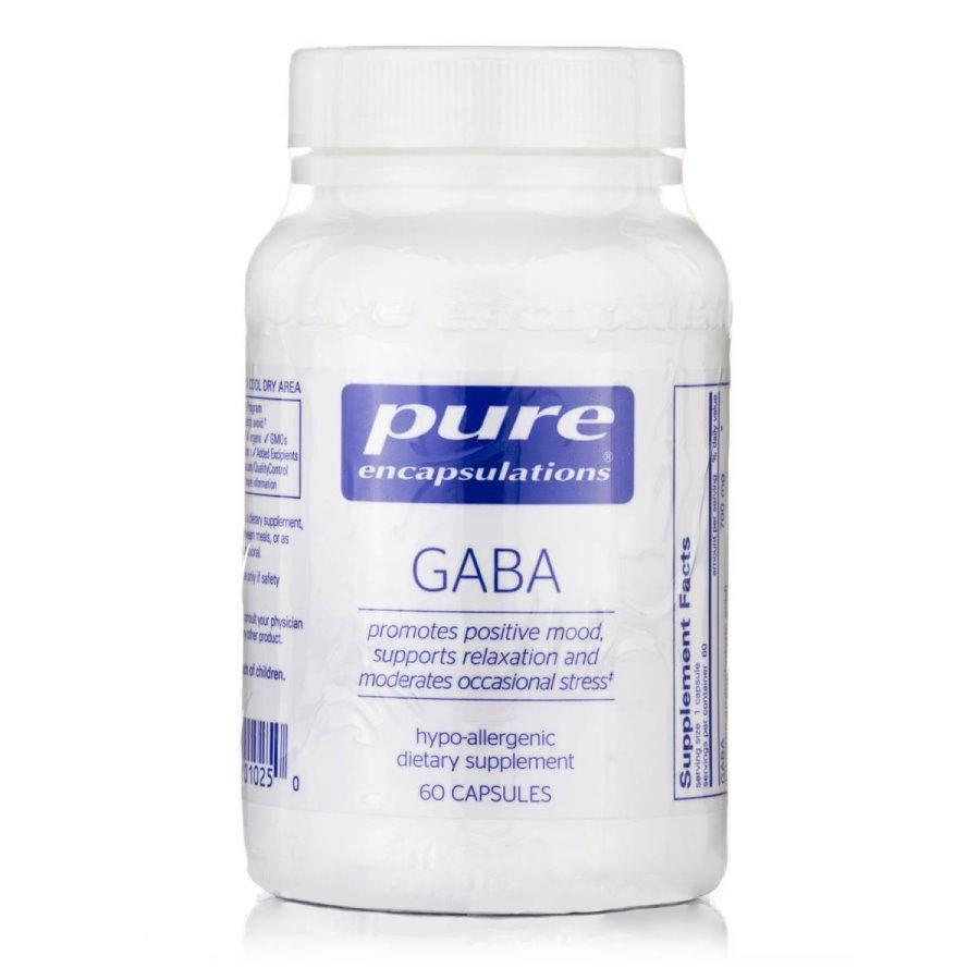 

Аминокислота Pure Encapsulations GABA 700 mg, 60 капсул