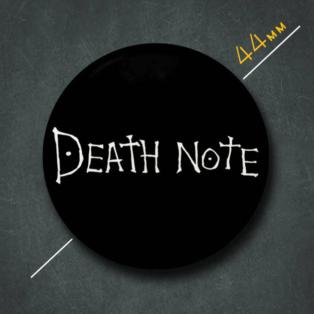 

"Тетрадь смерти / Death note" значок круглый на булавке Ø44 мм