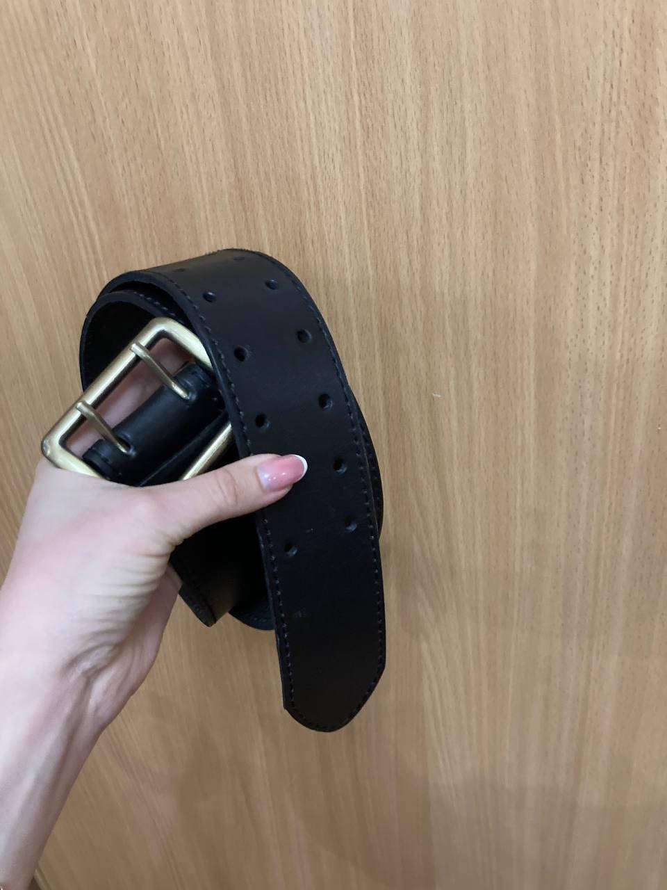 

Кожаный офицерский ремень портупея