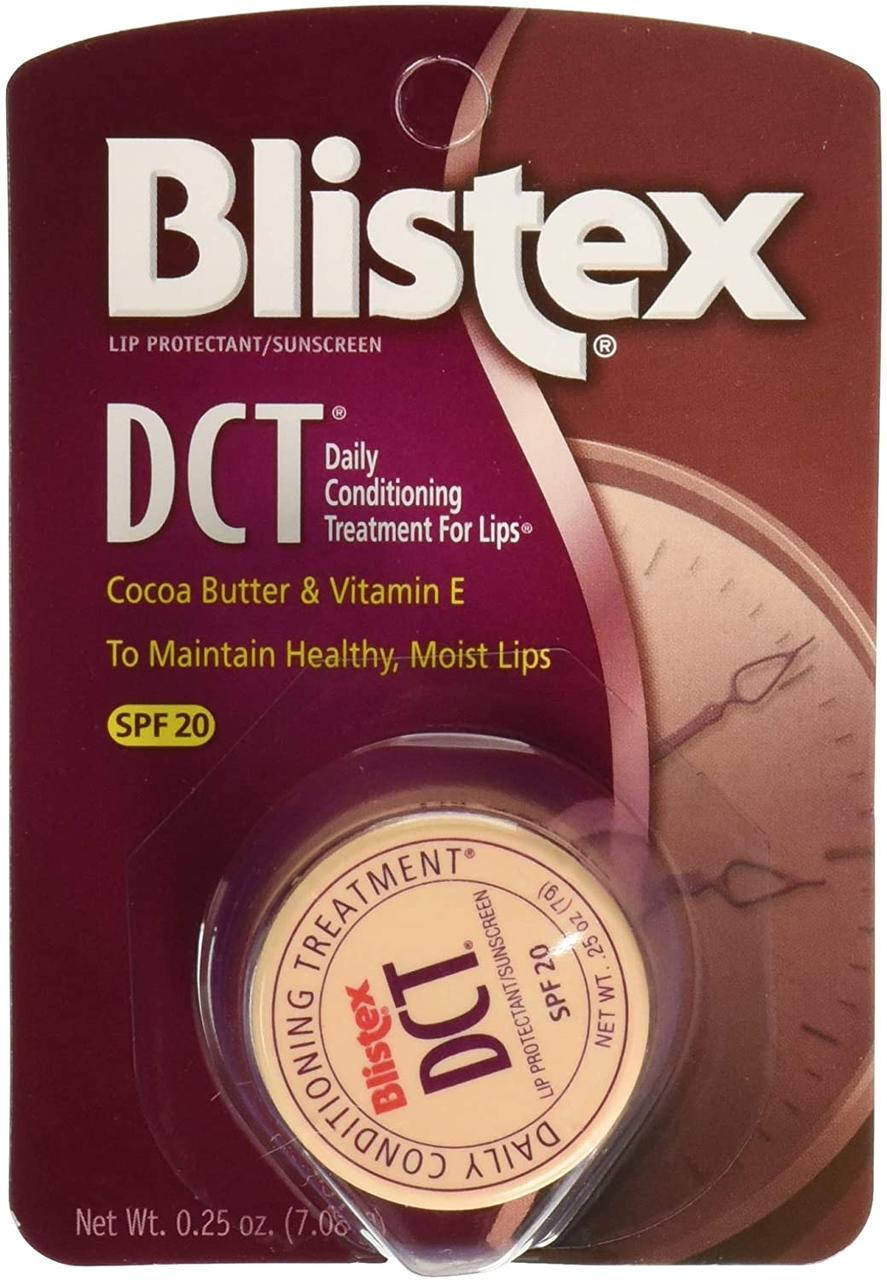 

Бальзам для губ Blistex, DCT (Ежедневное увлажнение) для губ, SPF 20, 0,25 унции (7,08 г)