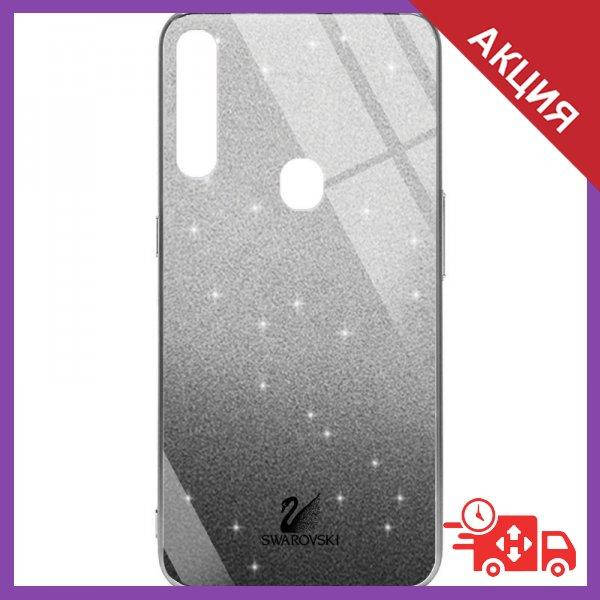 

Стеклянный чехол на OPPO A31 / Оппо А31, Черный